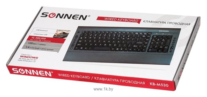 Фотографии SONNEN KB-M530 black USB