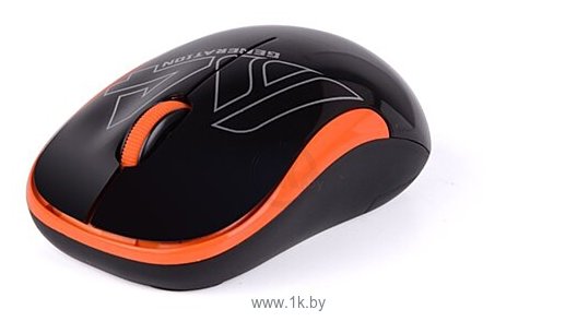 Фотографии A4Tech Wireless Mouse G3-300N black-orange USB