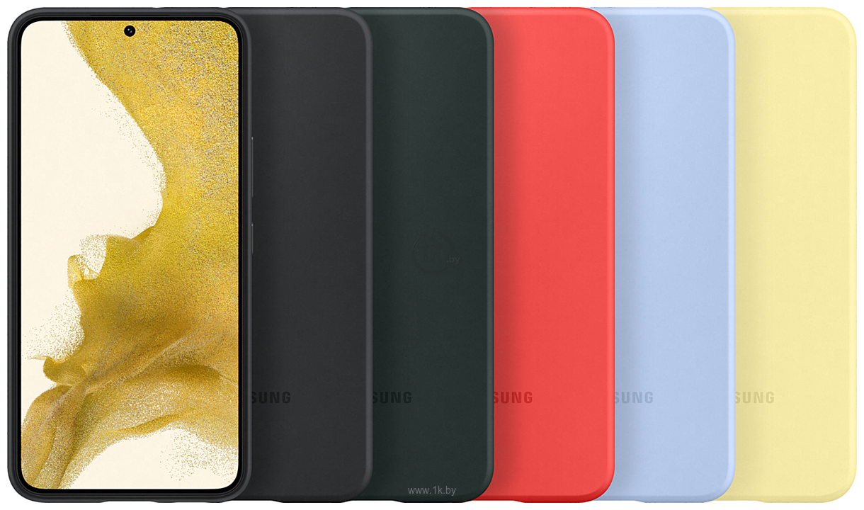 Фотографии Samsung Silicone Cover для S22 (лесной зеленый)