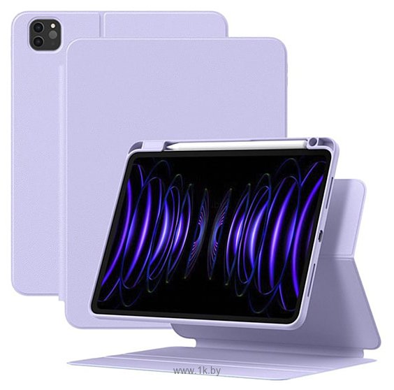 Фотографии Baseus Minimalist Series Magnetic Protective Case/Stand для Apple iPad 10.2 (фиолетовый)