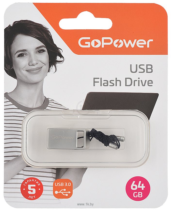 Фотографии GoPower Mini 64GB USB3.0 00-00027359