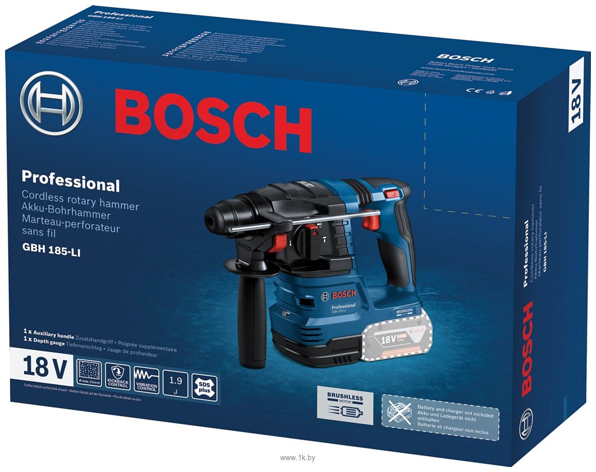 Фотографии Bosch GBH 185-LI Professional 0611924020 (без АКБ)