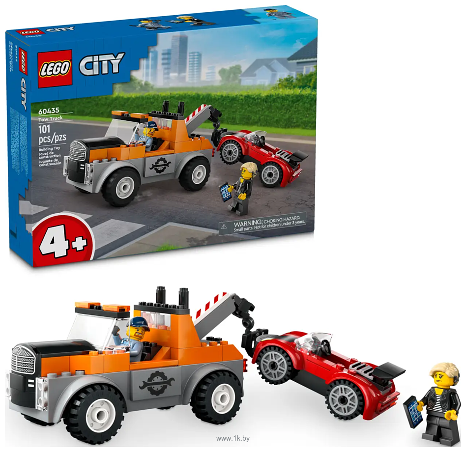 Фотографии LEGO City 60435 Ремонт эвакуаторов и спортивных автомобилей