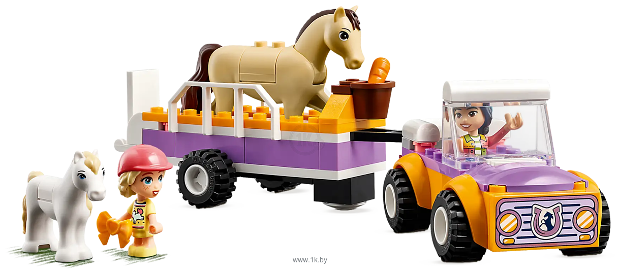 Фотографии LEGO Friends 42634 Трейлер с лошадьми и пони