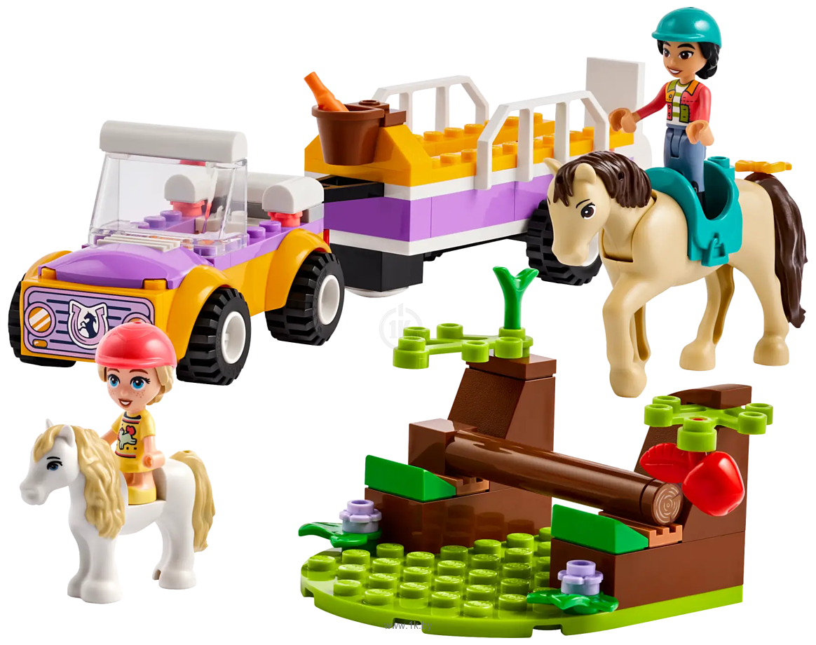 Фотографии LEGO Friends 42634 Трейлер с лошадьми и пони