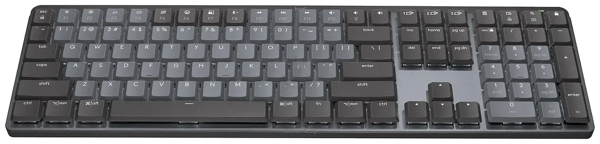 Фотографии Logitech MX Mechanical Tactile Quiet 920-010757 нет кириллицы