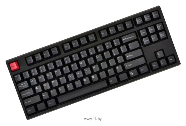 Фотографии WASD Keyboards V2 87-Key Doubleshot PBT black/Slate Mechanical Keyboard Cherry MX Clear black USB
