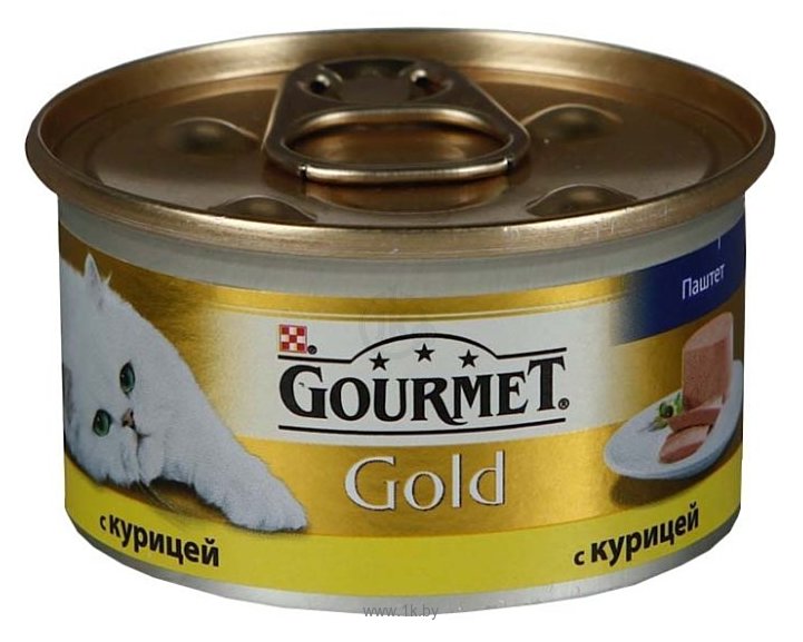 Фотографии Gourmet (0.085 кг) 1 шт. Gold Паштет с курицей