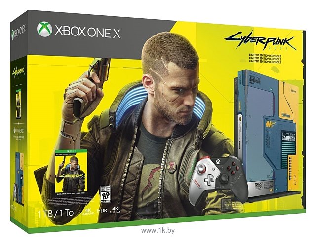 Фотографии Microsoft Xbox One X Cyberpunk 2077 Limited Edition
