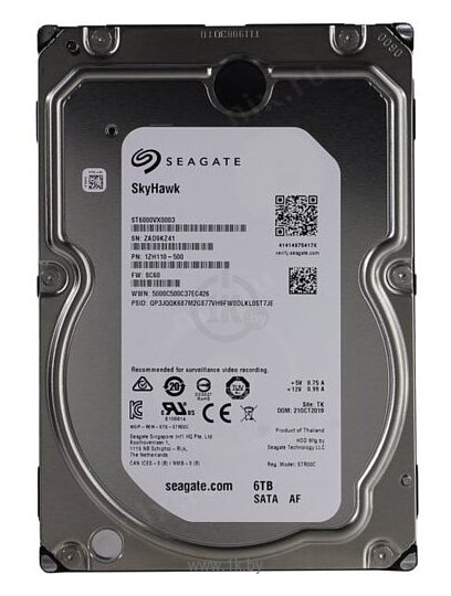 Фотографии Seagate SkyHawk 6 TB ST6000VX0003