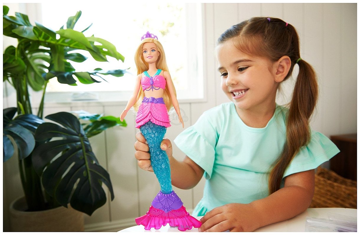 Фотографии Barbie Dreamtopia Русалочка со слаймом GKT75