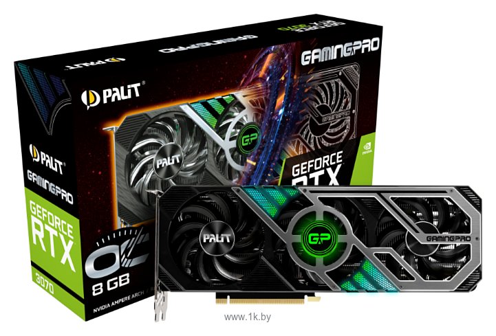 Фотографии Palit GeForce RTX 3070 8192MB GamingPro OC (NE63070S19P2-1041A)