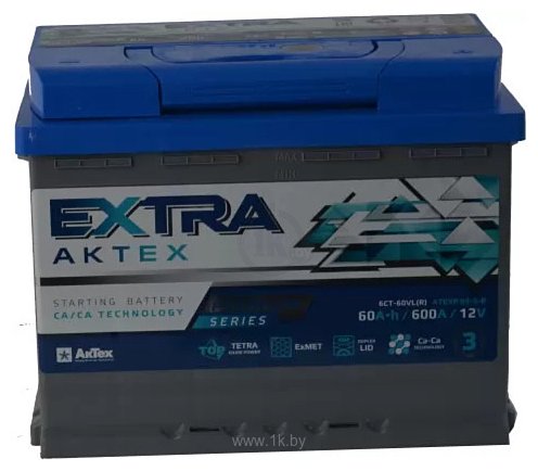 Фотографии АкТех Extra Premium 6СТ-60 Евро (60Ah)