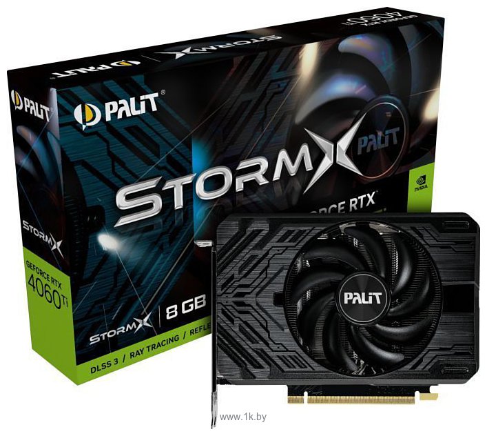 Фотографии Palit GeForce RTX 4060 Ti StormX 8GB GDDR6 (NE6406T019P1-1060F)