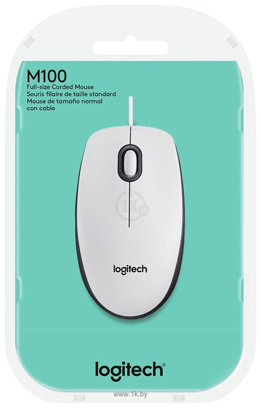 Фотографии Logitech M100r white