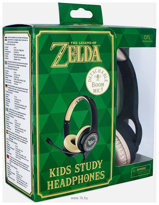 Фотографии OTL Technologies Nintendo Zelda Crest Black and Gold Kids Interactive ZD0815