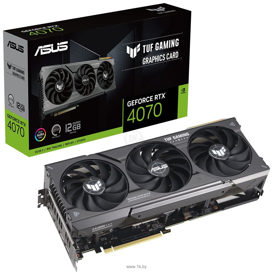 Фотографии ASUS TUF Gaming GeForce RTX 4070 12GB GDDR6X (TUF-RTX4070-12G-GAMING)