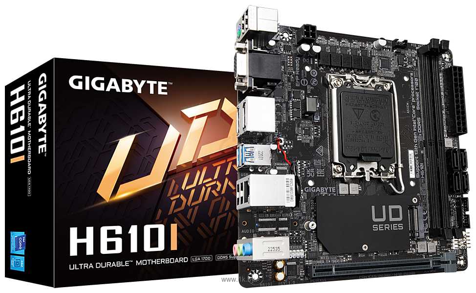 Фотографии Gigabyte H610I (rev. 1.0)