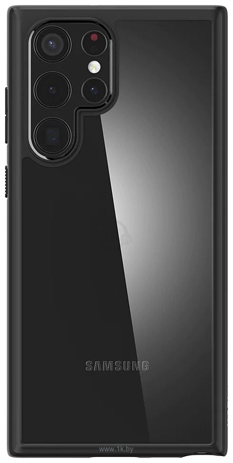 Фотографии Spigen Ultra Hybrid для Galaxy S22 Ultra ACS03919 (черный)