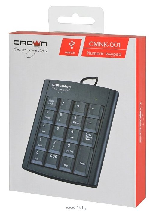 Фотографии CROWN NumPad CMNK-001 black USB