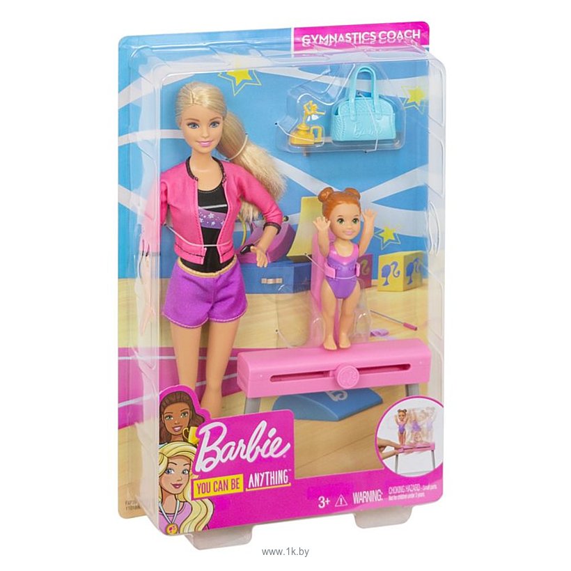 Фотографии Barbie Gymnastics Coach Dolls & Playset FXP39