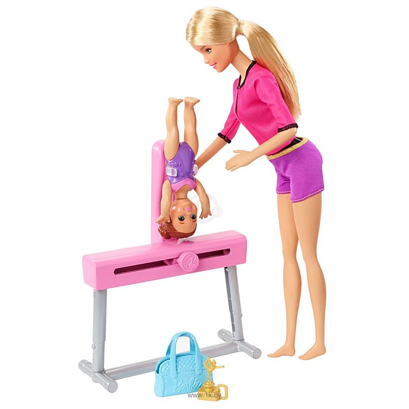 Фотографии Barbie Gymnastics Coach Dolls & Playset FXP39