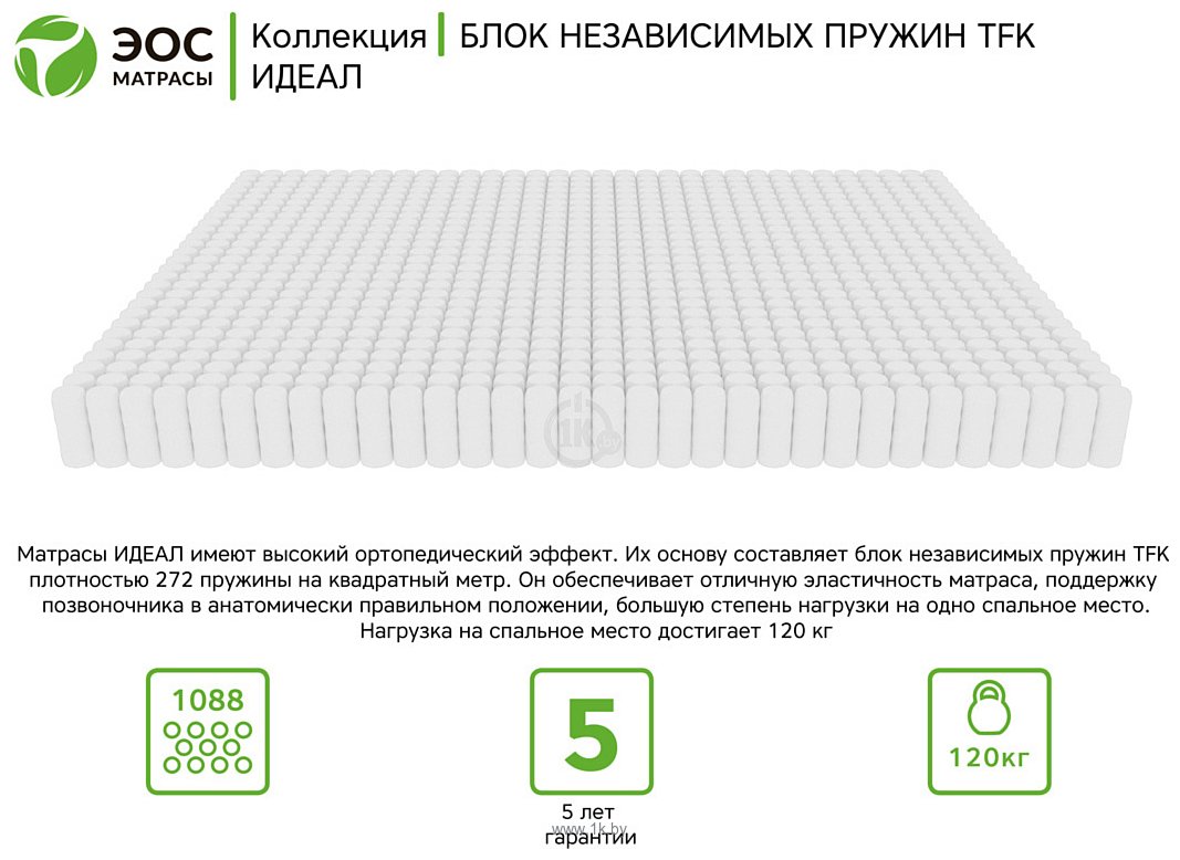 Фотографии ЭОС Тип 20 Октант 120x200 (трикотаж)