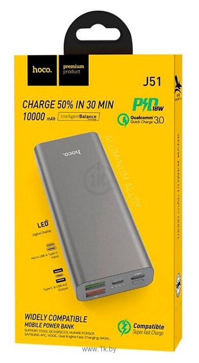 Фотографии Hoco J51 Cool power 10000mAh