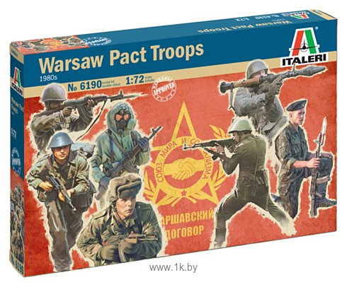 Фотографии Italeri 6190 Warsaw Pact Troops 1980S