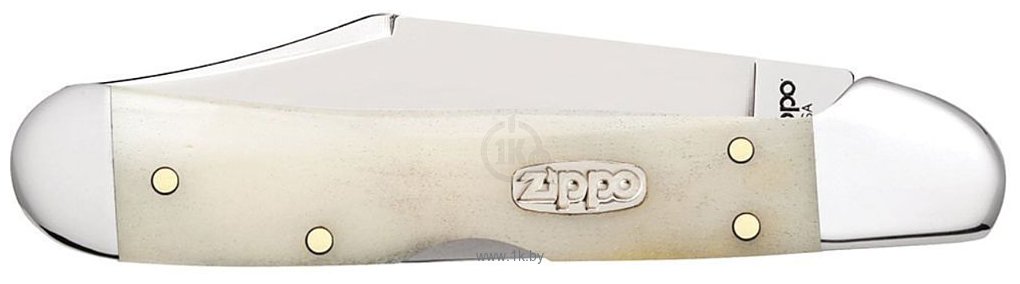 Фотографии Zippo Smooth Natural Bone Mini Copperlock + Zippo 207
