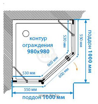 Фотографии Акватон Lax Fes 1AX024SSXX000 R 100х100