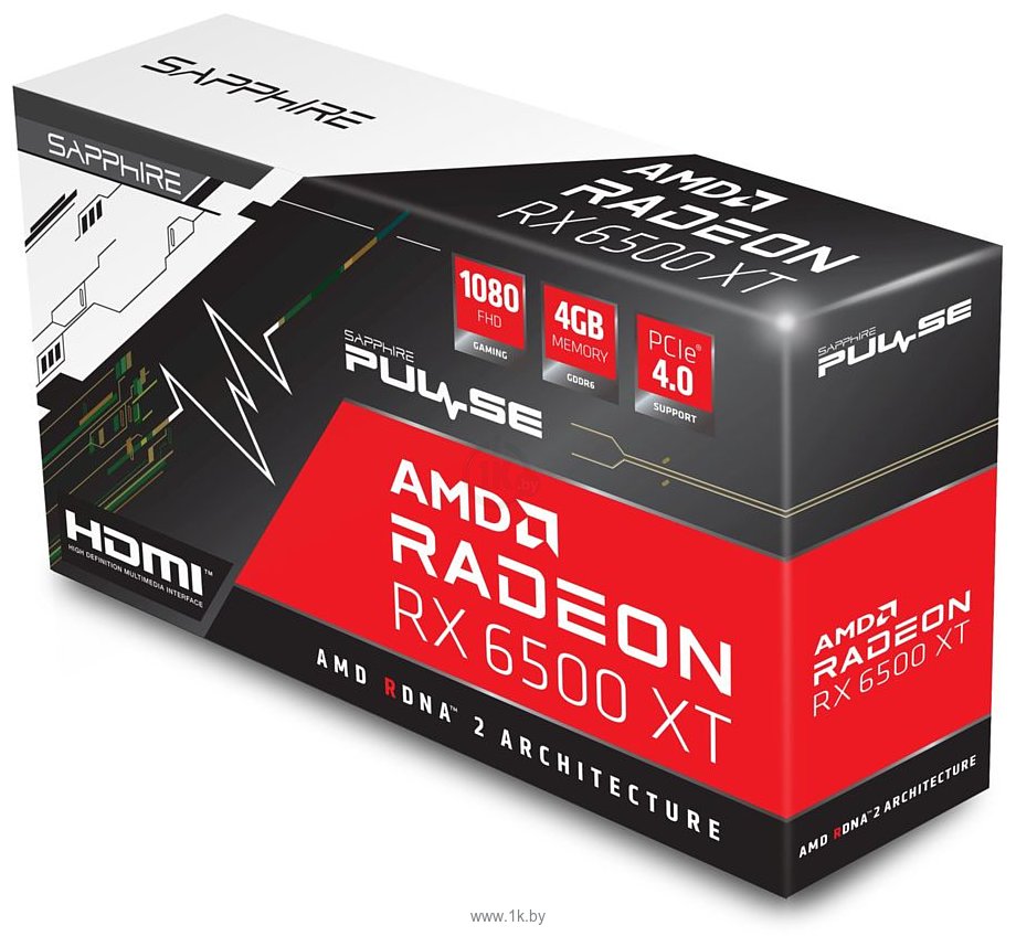 Фотографии Sapphire Pulse Radeon RX 6500 XT (11314-01-20G)