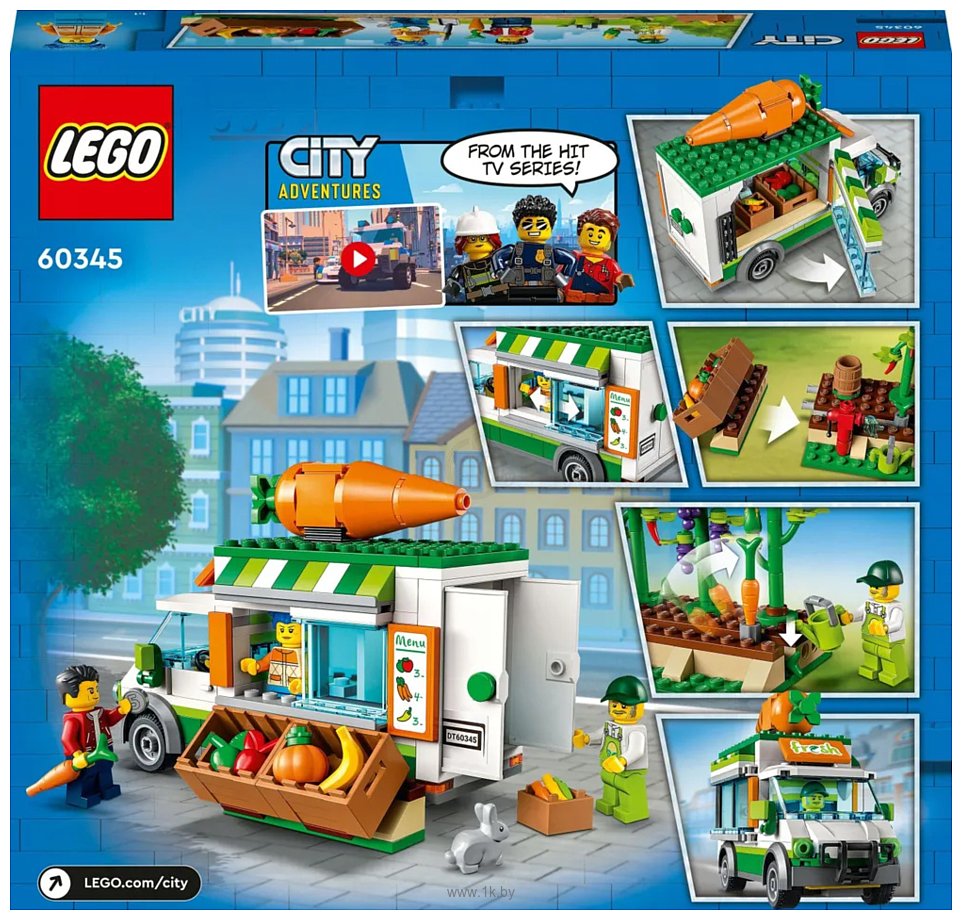 Фотографии LEGO City 60345 Фургон для фермерского рынка