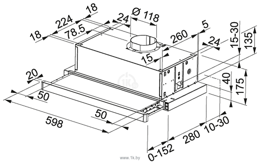 Фотографии Franke Telescopic Glass FTC 601 BK GL