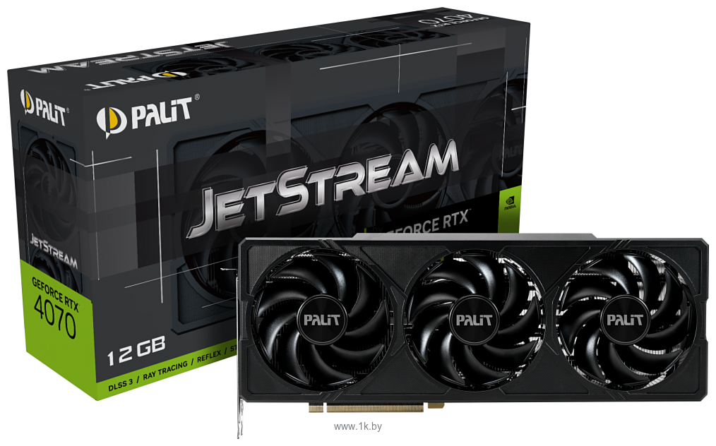 Фотографии Palit GeForce RTX 4070 Ti JetStream (NED407T019K9-1043J)