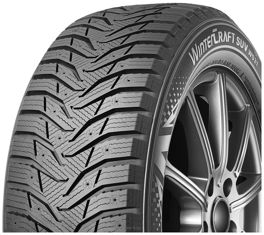 Фотографии Kumho WinterCraft SUV Ice WS31 275/65 R17 115T (с шипами)