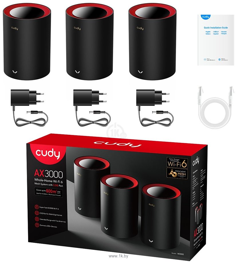 Фотографии Cudy M3000 1.0 (3-Pack)