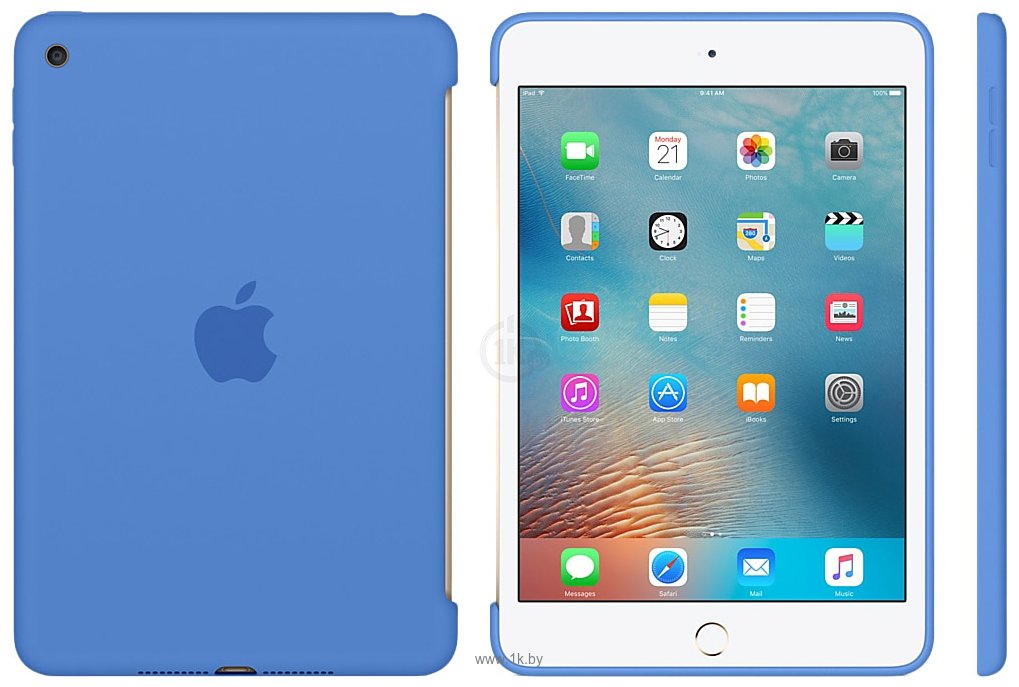 Фотографии Apple Silicone Case for iPad mini 4 (Royal Blue) (MM3M2ZM/A)