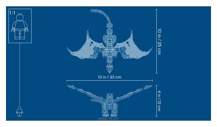 Фотографии LEGO Ninjago 71718 Боевой дракон Мастера Ву