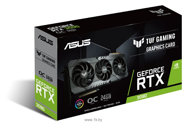 Фотографии ASUS TUF GeForce RTX 3090 24576MB GAMING OC (TUF-RTX3090-O24G-GAMING)