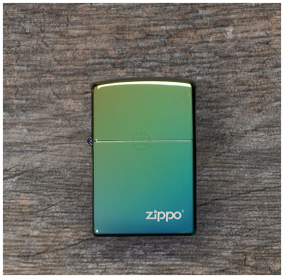 Фотографии Zippo Classic High Polish Teal Zippo Logo 49191ZL