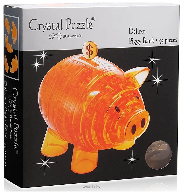 Фотографии Crystal Puzzle Копилка свинья 91003