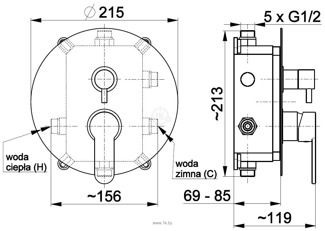 Фотографии Armatura Hexa Ring 35 3529-410-00