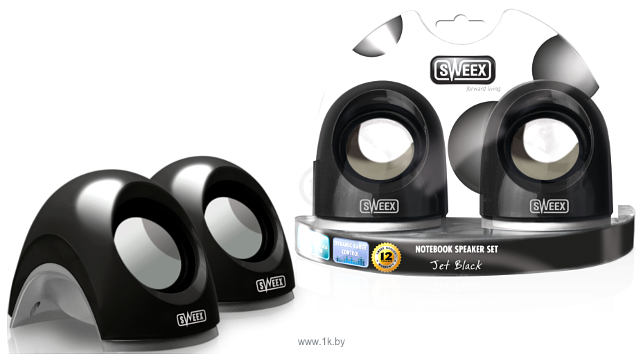 Фотографии Sweex Notebook Speaker Set Jet Black (SP130)