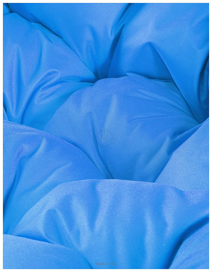 Фотографии M-Group Кокос на подставке 11590310 (серый ротанг/синяя подушка)