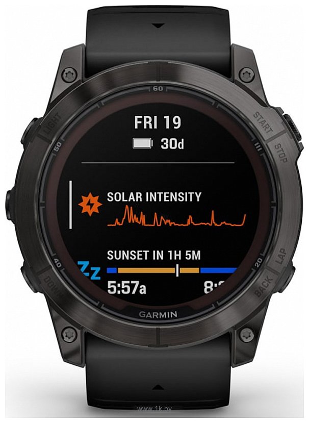 Фотографии Garmin Fenix 7X PRO Sapphire Solar Titanium DLC (010-02778-11)