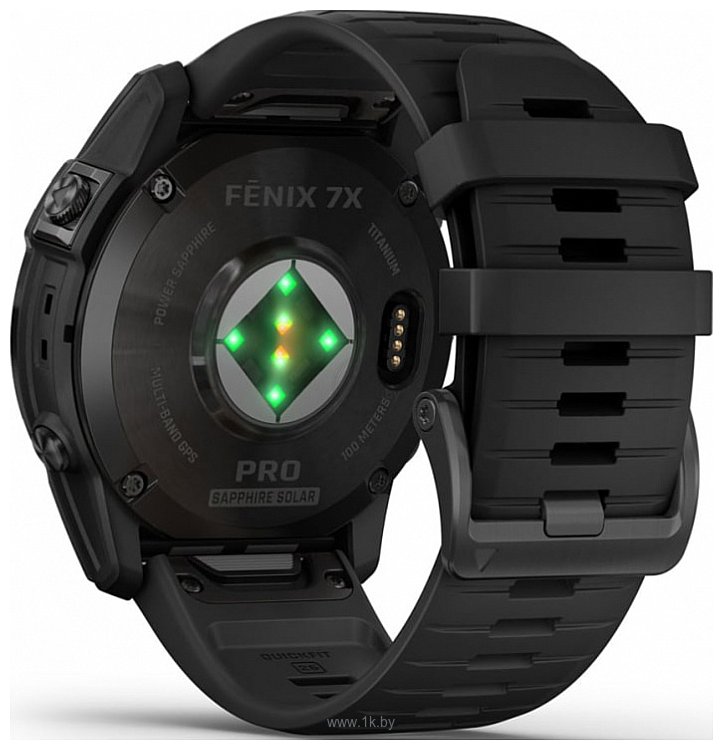 Фотографии Garmin Fenix 7X PRO Sapphire Solar Titanium DLC (010-02778-11)