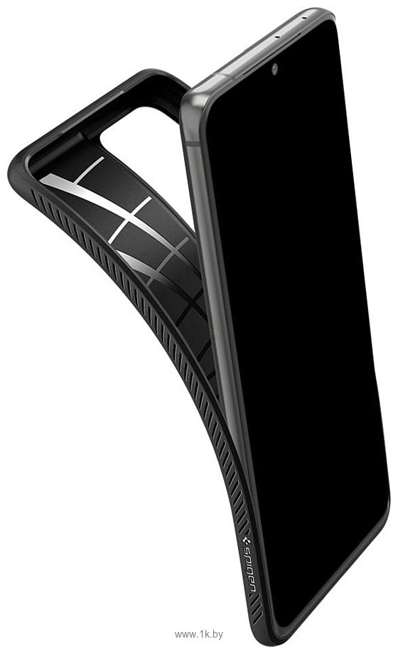 Фотографии Spigen Liquid Air для Galaxy S21 Ultra ACS02350 (черный матовый)