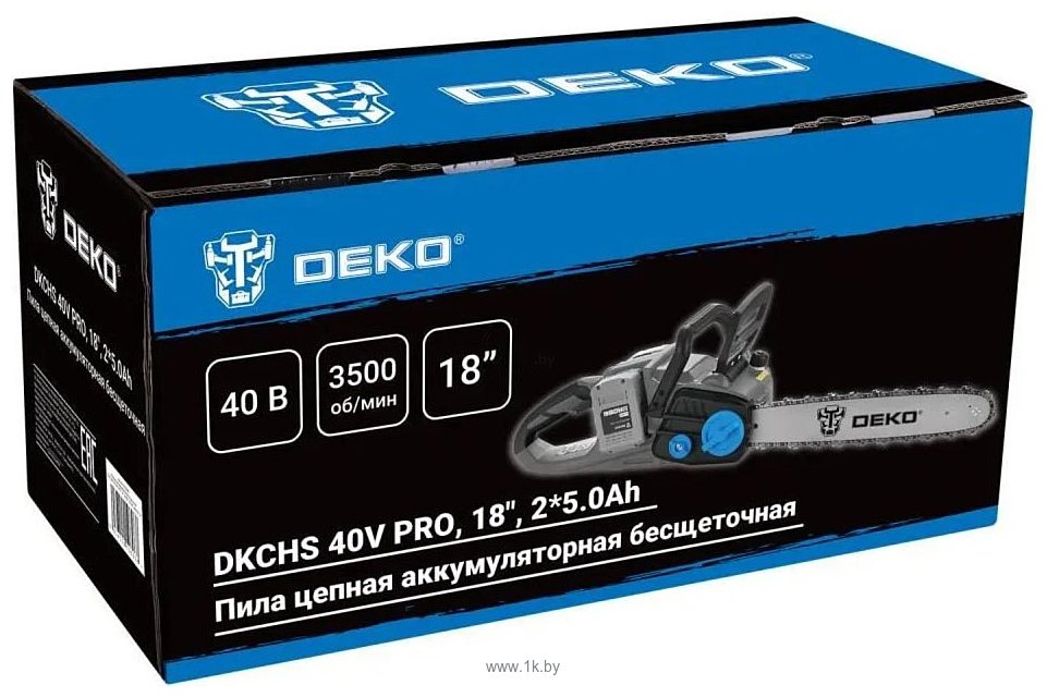 Фотографии Deko DKCHS 40V Pro 080-2000 (с 2-мя АКБ)