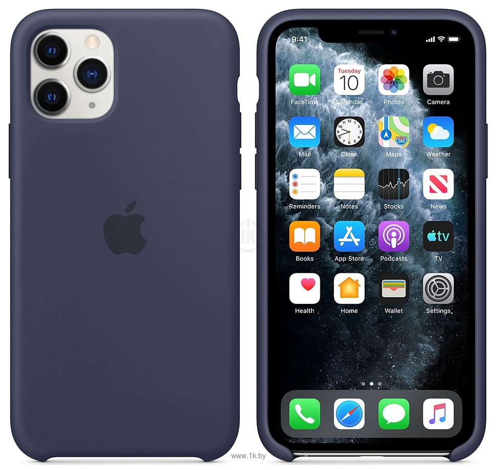 Фотографии Apple Silicone Case для iPhone 11 Pro (темно-синий)